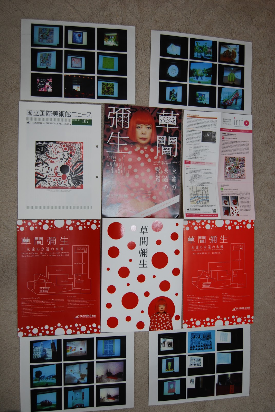 The Bosa Bosa Review Yayoi Kusama and the dots obsession Osaka 2012