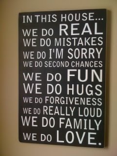 Heartfelt Signs And Crafts In This House We Do Love