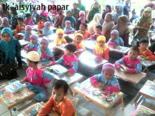 tk 'aisyiyah papar kediri lomba mewarnai gugus happy papar utara, kawedanan