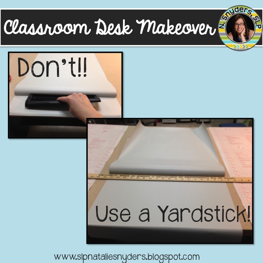 Classroom Desk Makeover