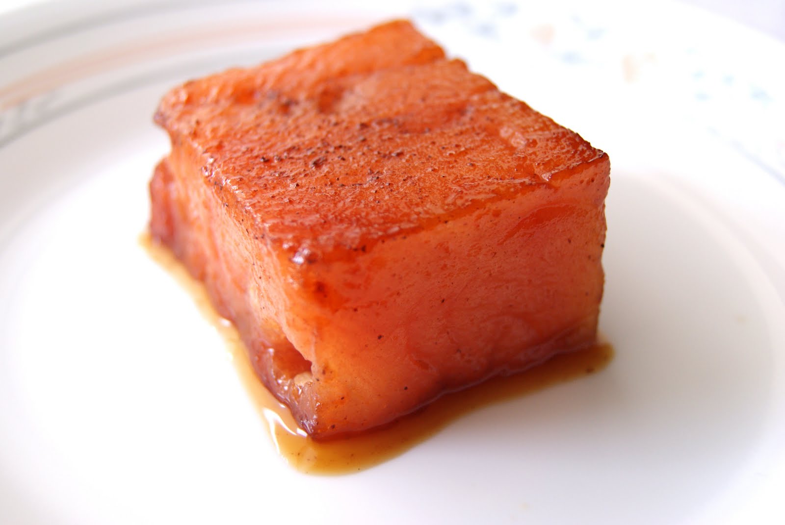 a dash of cinnamon Caramelized Watermelon