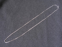 中古　プラチナ　ネックレス　PT850　ベネチアン　50cm
