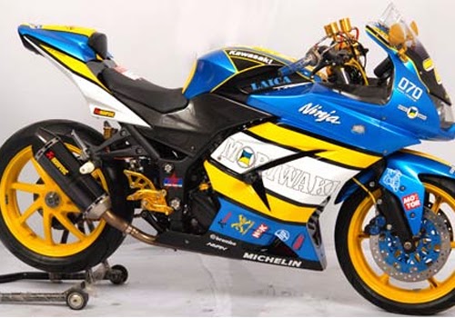 10 Gambar Modifikasi Motor Kawasaki Ninja 250