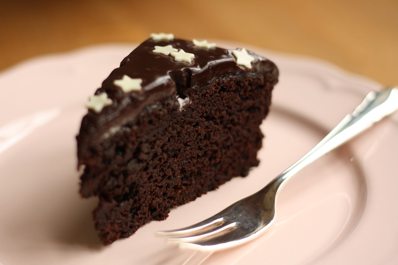 HALF A POT OF CREAM Nigella's NotJustForVegans Vegan Chocolate Cake