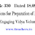 Clarifications for Preparation of Merit List for Engaging Vidya Volunteers-TS Rc 330