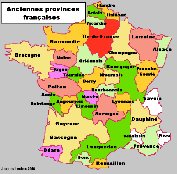 Renouveau français Yvelines 78 Nos provinces de France