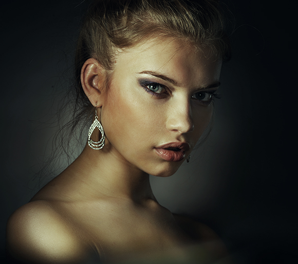 Hard Light Portrait by Oleg Ti Think Photography