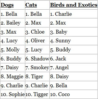Most Common Dog Names In Germany Most Common Dog Names In Germany