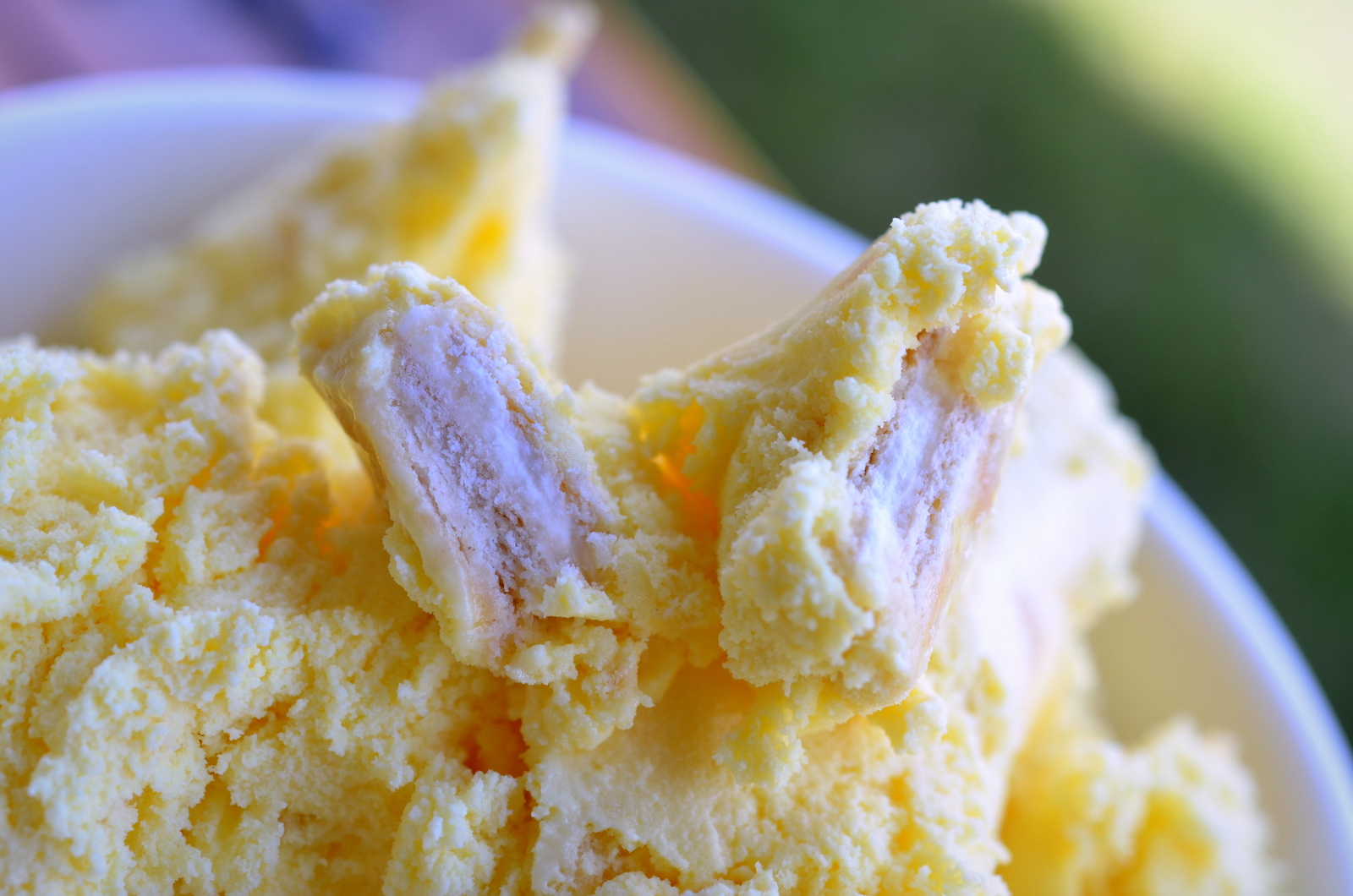 food and ice cream recipes REVIEW Blue Bell Lemon Bliss