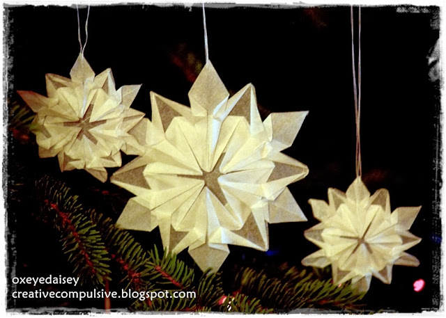 origami snowflake