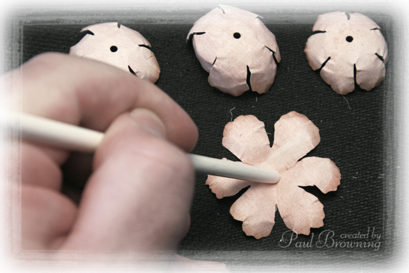 The Artsiders BallTool Flowers with Crimpered Leaves Tutorial