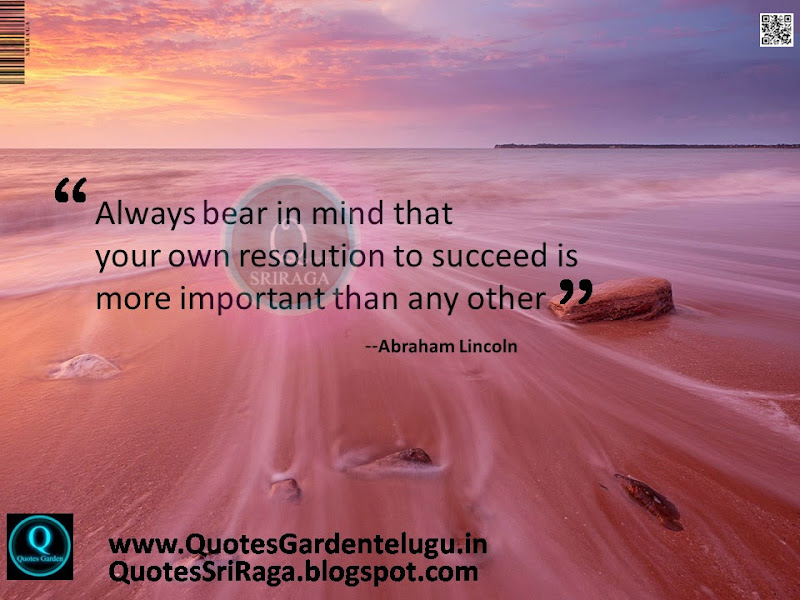 Inspirational Success Quotes From Abraham Lincoln Quotes Garden Telugu Telugu Quotes English Quotes Hindi Quotes