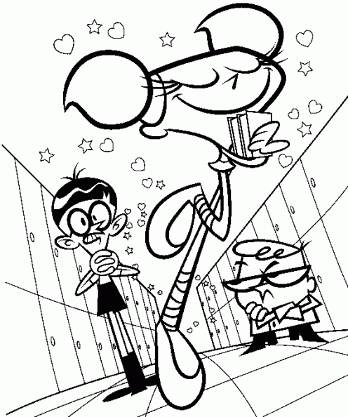 Dexters Lab Coloring Pages - Learny Kids
