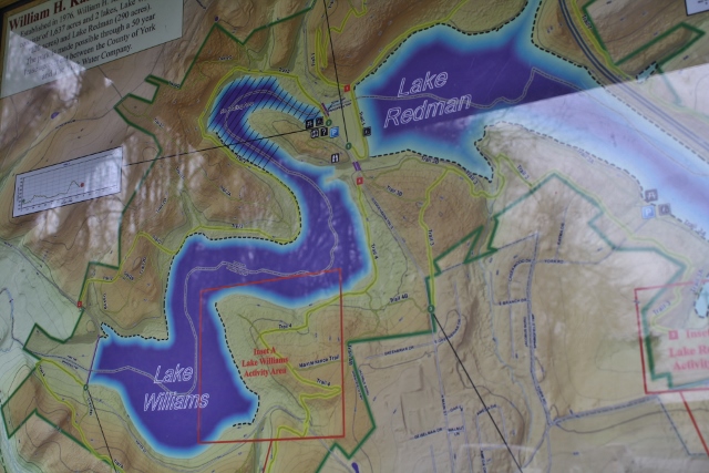 Lake Redman Trail Map Natural Mid Atlantic Pa Lake Williams Landscape Revisions
