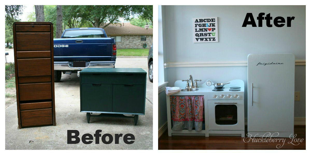 Huckleberry Love Upcycled Play Kitchen