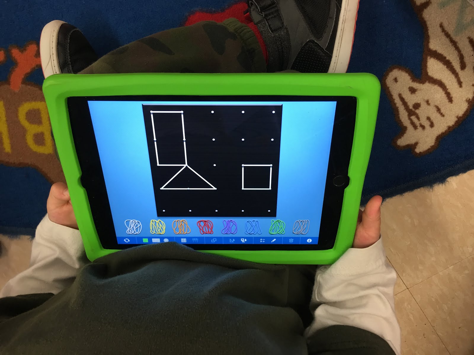 Investigating Shapes on the iPads