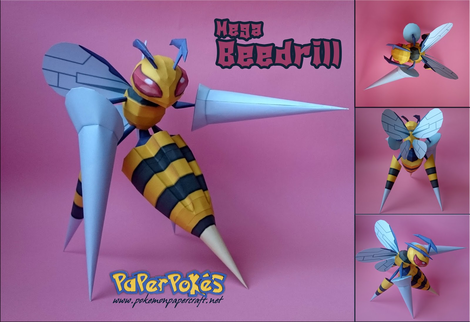 PaperPokés - Pokémon Papercraft: MEGA GENGAR - HAPPY HALLOWEEN!