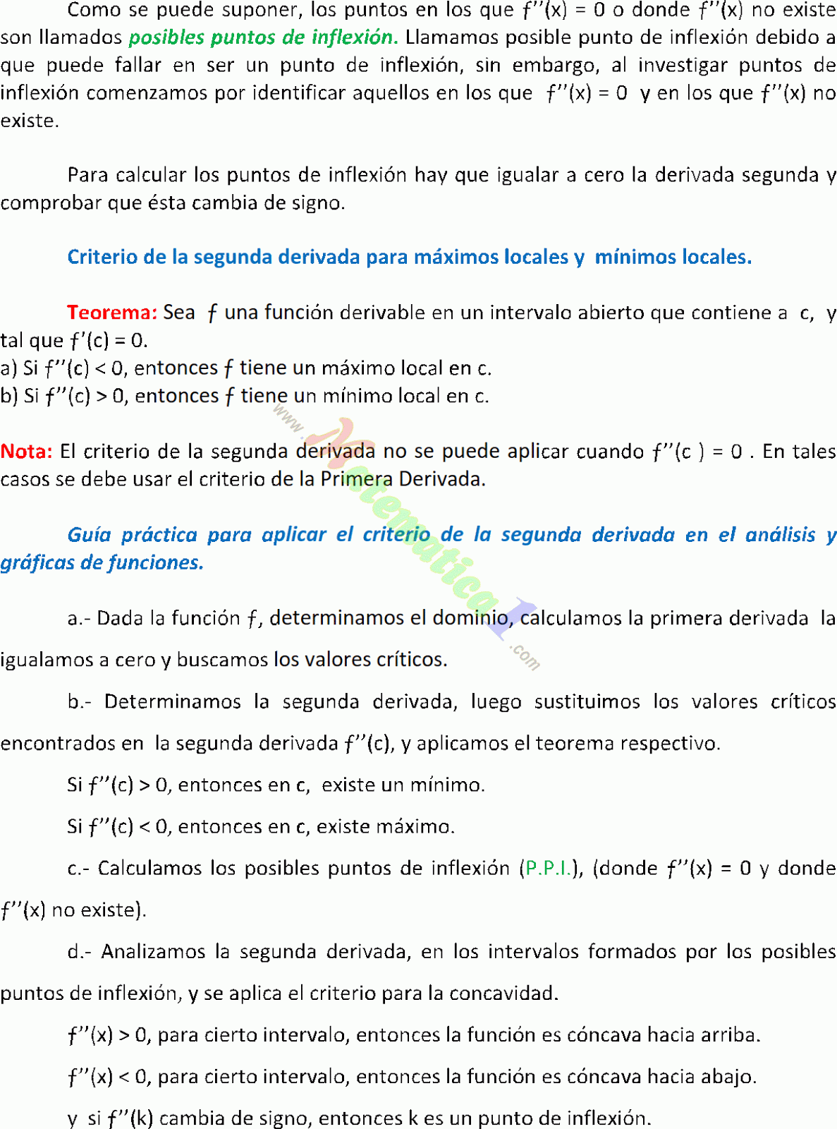 EJERCICIOS DE APLICACION DE LA DERIVADA ejercicios de aplicacion de la derivada:
