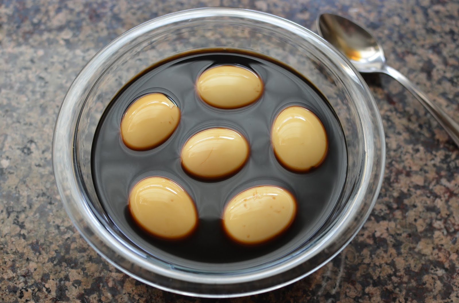 Playing with Flour Soy sauce eggs, with miso soba noodles