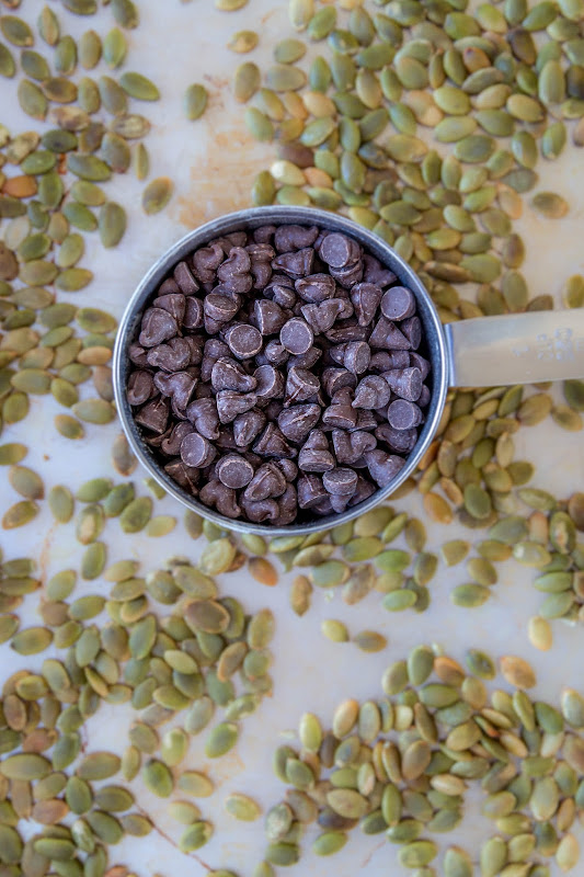 Milk and Honey ChocChip, Flax and Pumpkin Seed Cookies