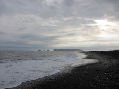 Basalt columns in Reynirsfjara beach, Iceland