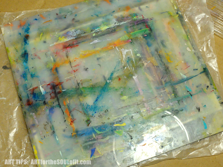 Art For The Soul Of It Flattening A Watermedia Painting On Paper
