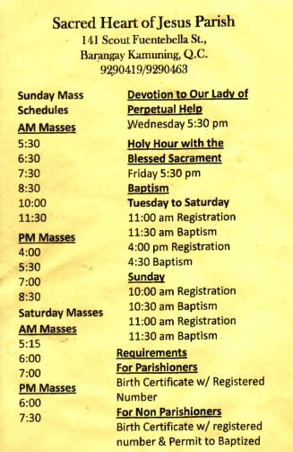 kamuningqc com sacred heart parish church sacred heart christmas mass schedule