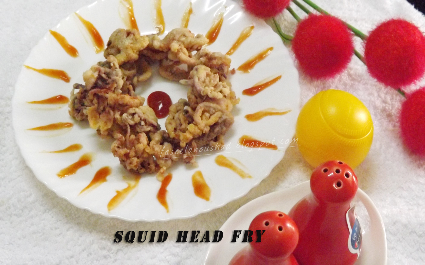 GOOD FOOD ENDS WITH GOOD TALK Squid Head Fry