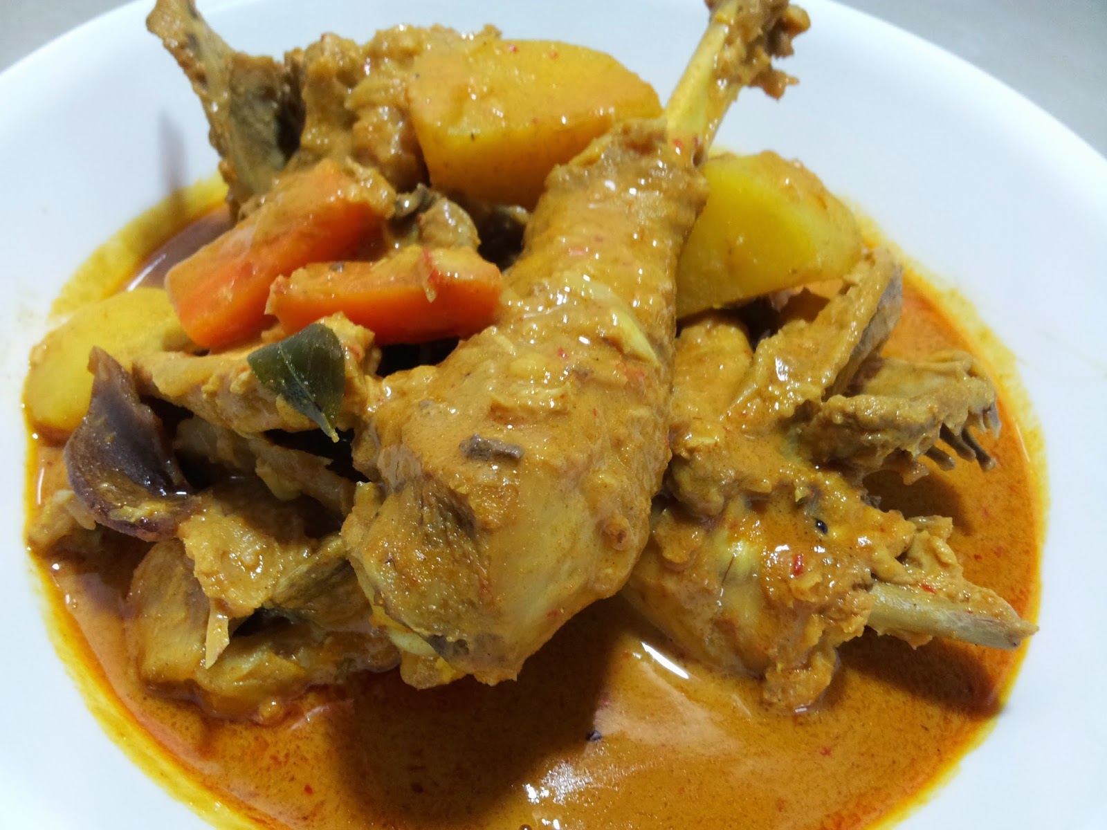 Inilah Duniaku Kari Ayam Kampung Resepi Step By Step