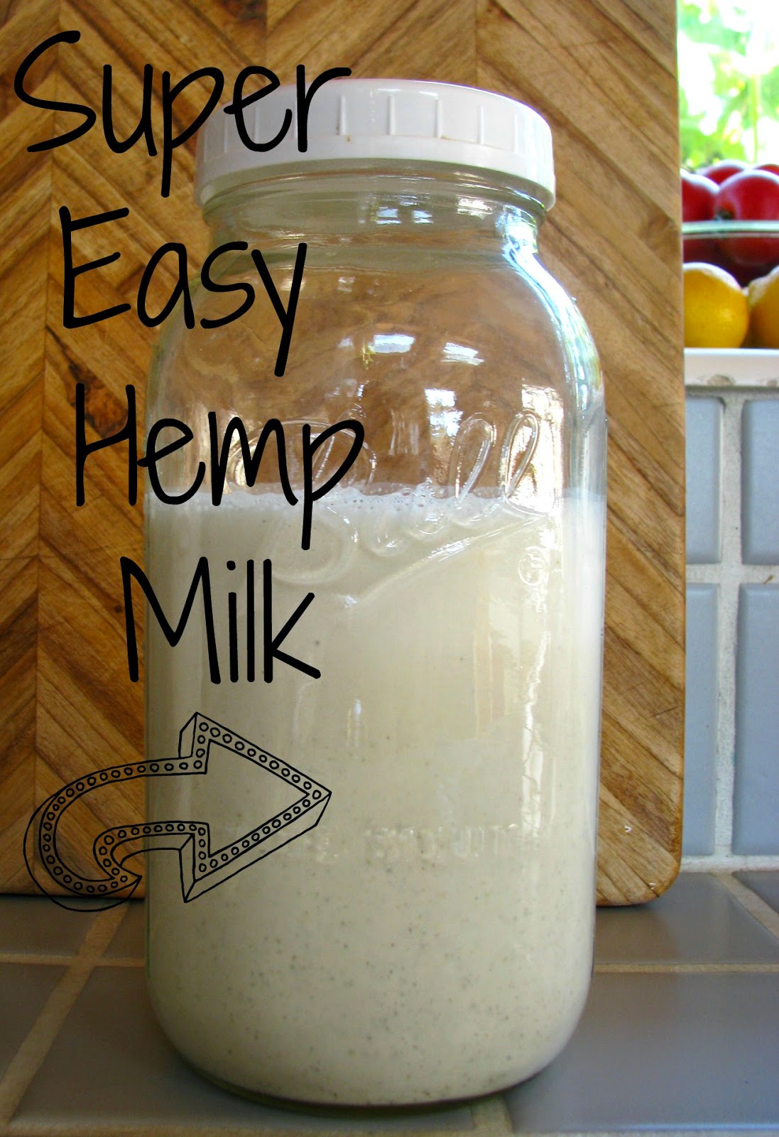 Sweet Happy Pie How I Make Hemp Milk the easy way