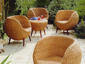 Patios y Jardines : MUEBLES PARA PATIO DE MIMBRE