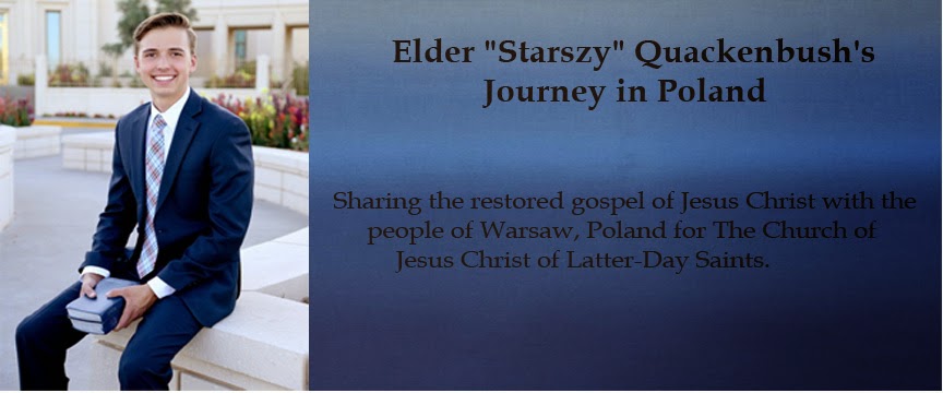 Elder Justin Quackenbush's Poland Mission Blog