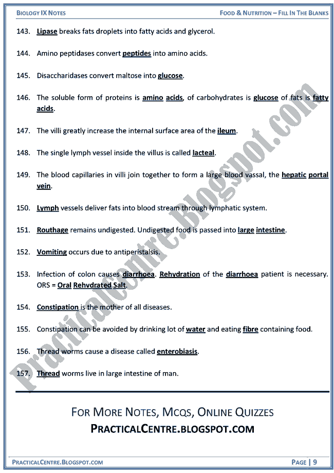 food-and-nutrition-blanks-biology-ix