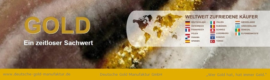 Geld in Gold anlegen / DGM Deutsche Gold Manufaktur