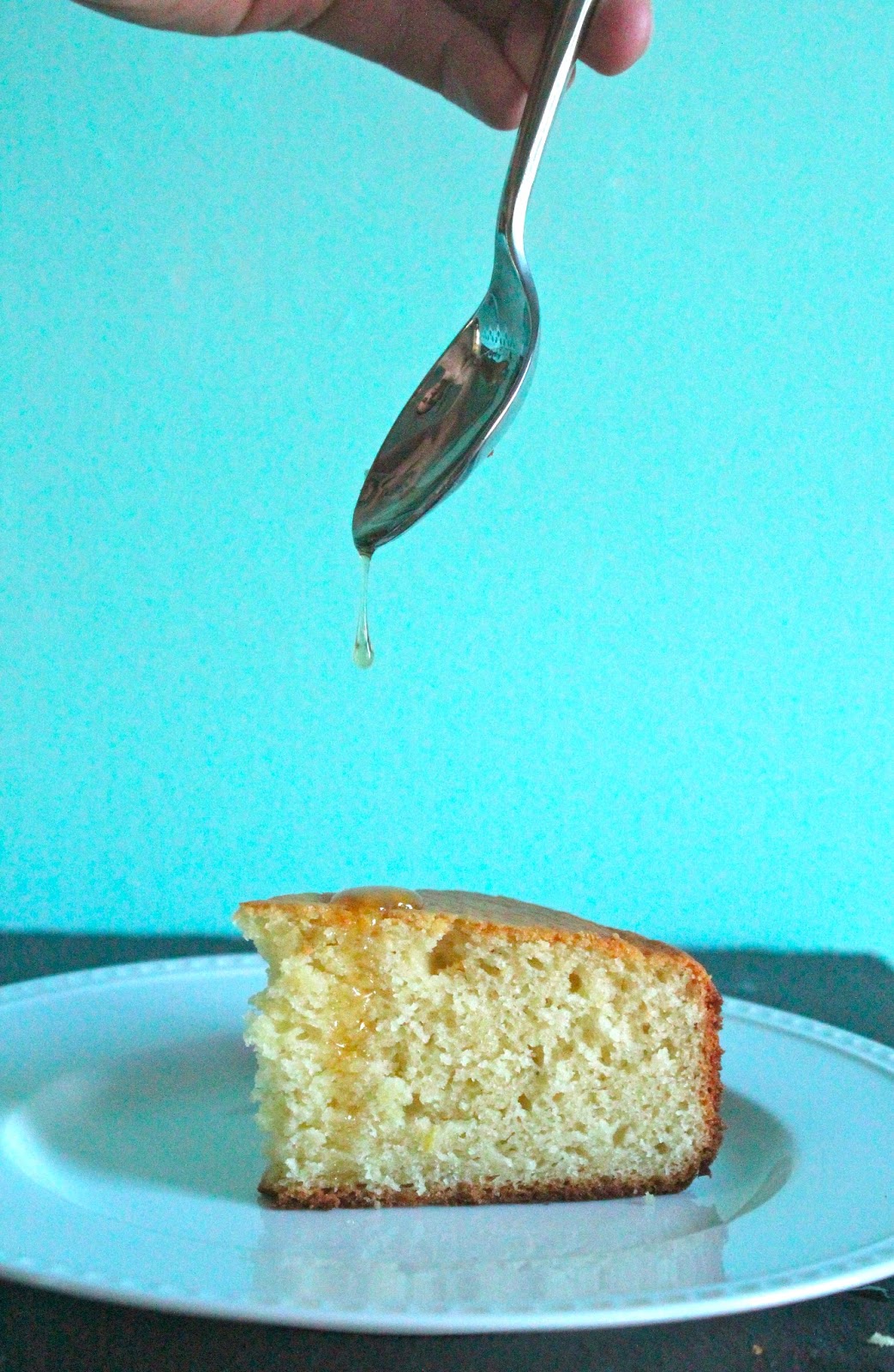 Carey On Lovely Lemon Olive Oil Cake with Herbes de Provence Glaze