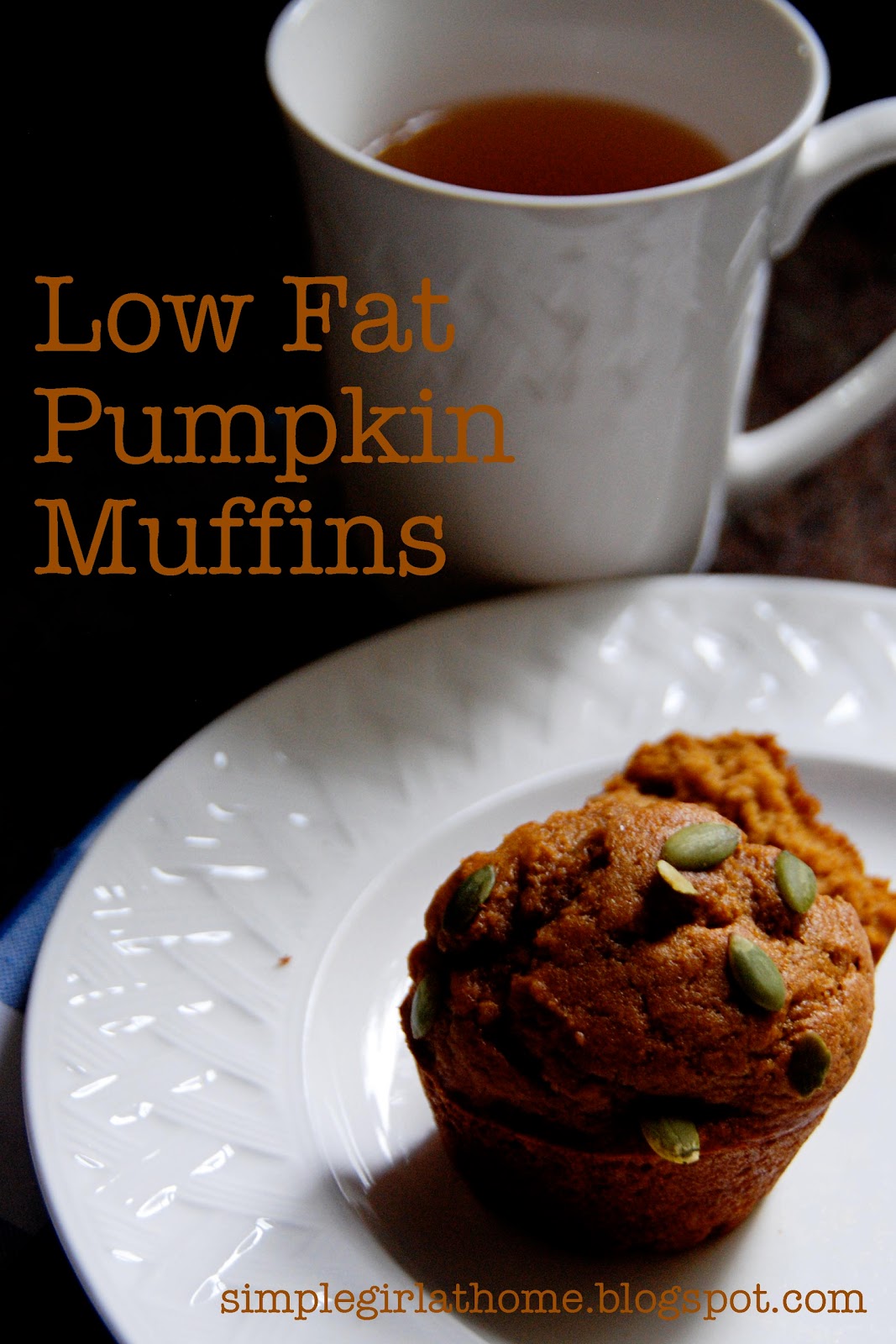 Low Fat Pumpkin Muffins