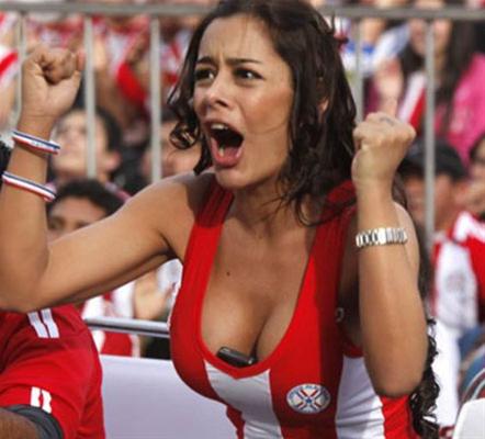 Larissa Riquelme promised she will strip nake if Paraguay win Copa America