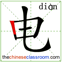 writing-order-chinese-character-symbol-dian4