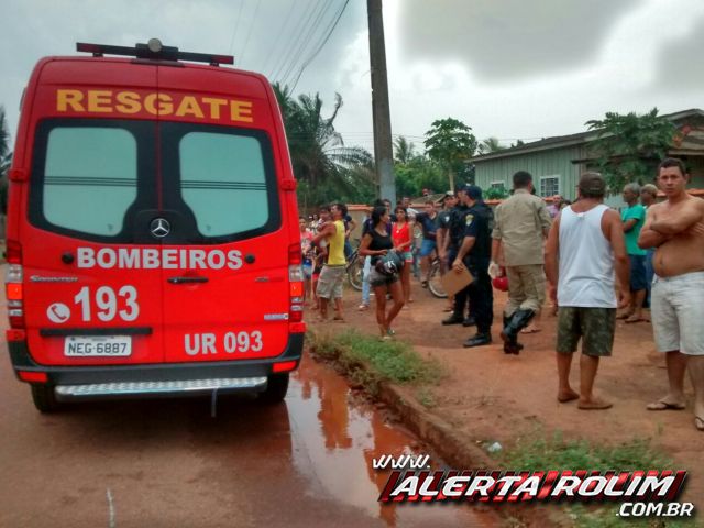 Rolim de Moura - Acidente de trânsito envolvendo duas motos no bairro Cidade Alta