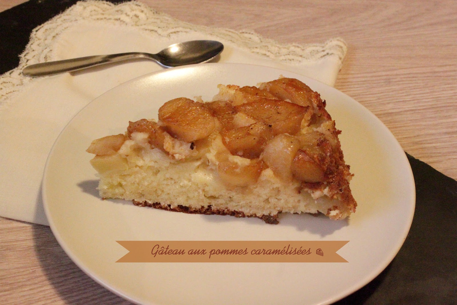 J'ai tout mangé le chocolat Gâteau aux pommes caramélisées