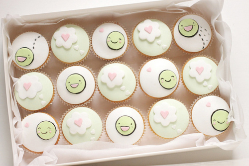 Nola Girl Pink and Green Thursday Cupcake Wars