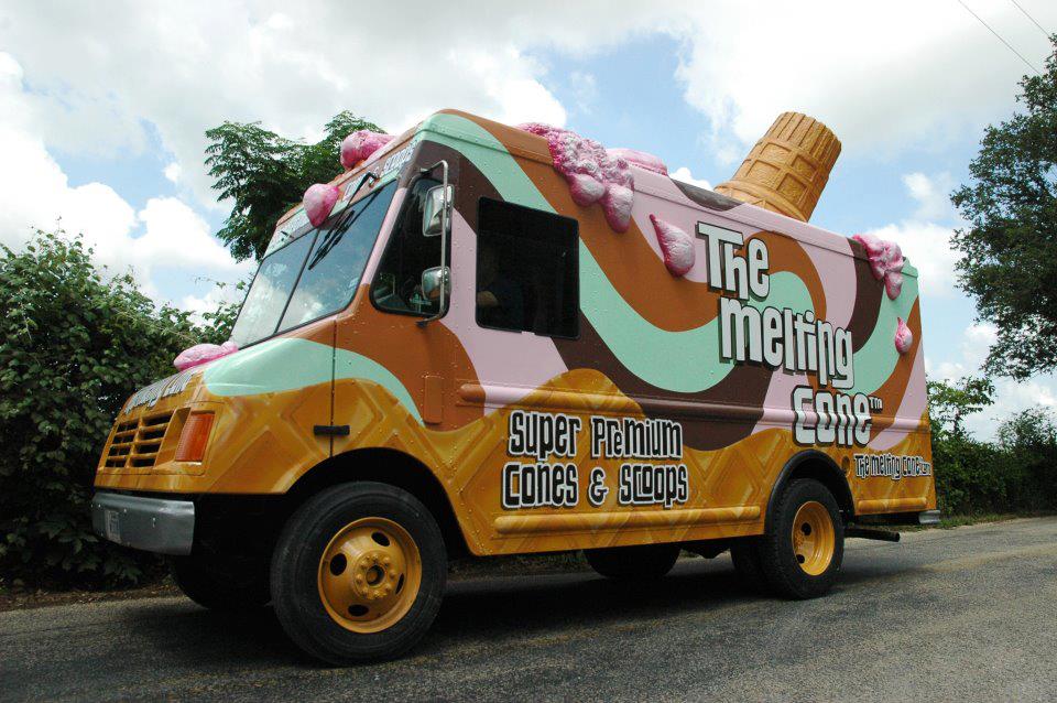 Trailer Food Diaries The Melting Cone Austin's newest ice cream truck!