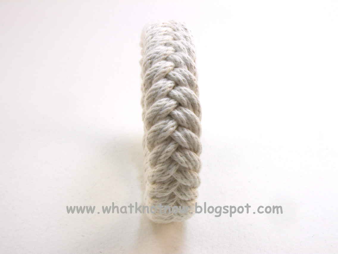 Knots and fiber bracelets white rope bracelet 1713