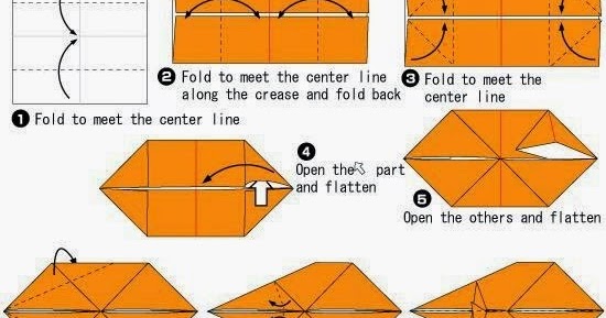 how to do origami for kids ~ easy paper craft for kids