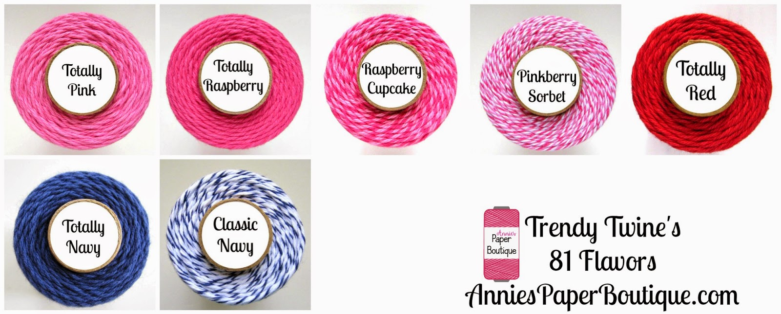 Twine It Up! by Annie's Paper Boutique Trendy Bakers Twine's 85 Flavors