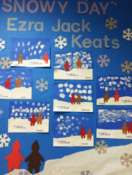 1st Grade in One Year: The Snowy Day Art