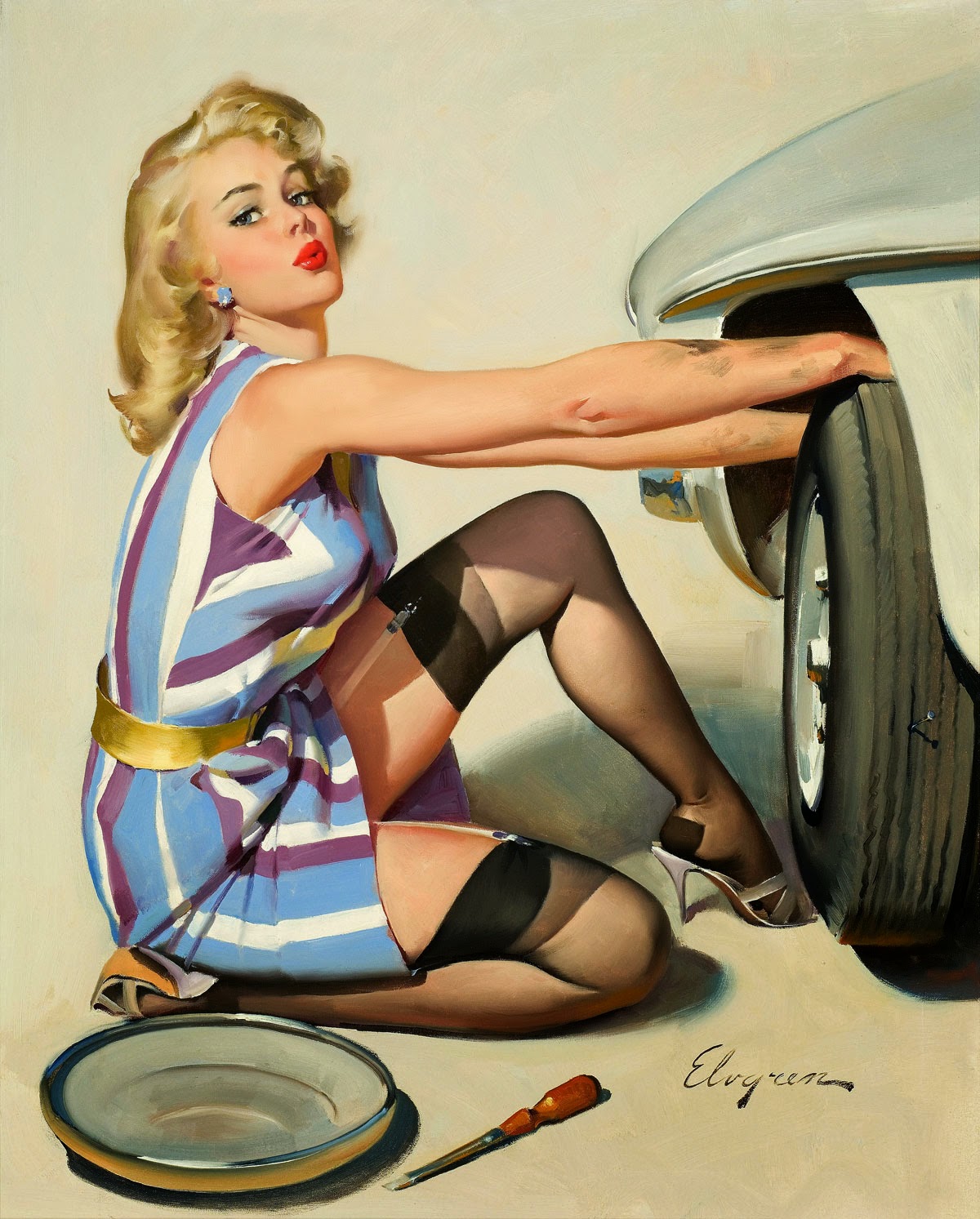 History of Pinups: Cheesecake - from Gibson to Jones.