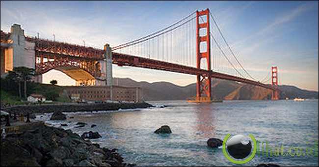 Jembatan Golden Gate, Kota San Fransisco, Amerika Serikat Jembatan Golden Gate, Kota San Fransisco, Amerika Serikat