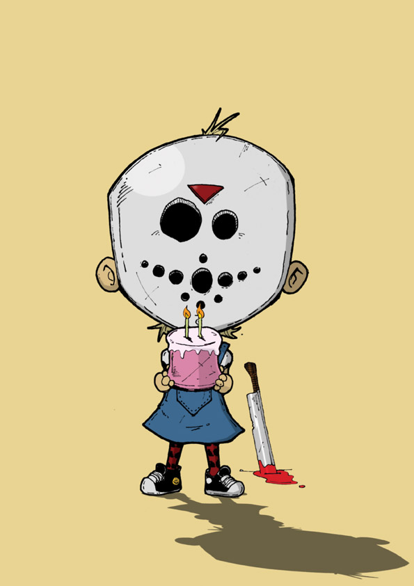 Scheme 9 Friday The 13th Birthday Sketch