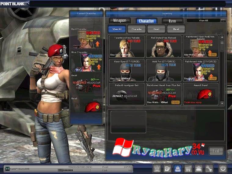 Cheat Point Blank Hack Karakter (Full Cash) 100 Work + No Banned